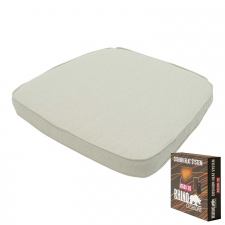Warmtekussen wicker universeel 46x48cm - Canvas eco beige (waterafstotend)