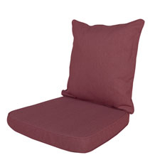 Wicker set universeel - Canvas eco bordeaux (waterafstotend)