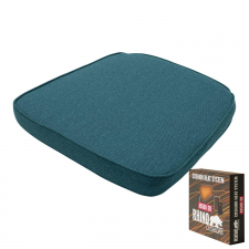 Warmtekussen wicker universeel 46x48cm - Canvas eco sea blue (waterafstotend)