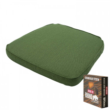 Warmtekussen wicker universeel 46x48cm - Canvas eco moss green (waterafstotend)