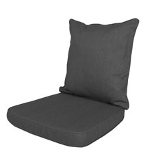 Wicker set universeel - Canvas eco dark grey (waterafstotend)