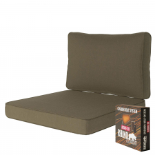 Warmtekussen Lounge Carré 60x60cm met rug 60x40cm - Lisboa Pistachio