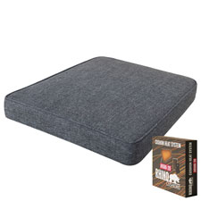 Warmtekussen wicker universeel premium 48x48cm - Porto grey (waterafstotend)