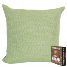 Warmtekussen sier 45x45cm - Ribera twist green (waterafstotend)