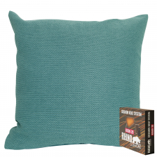 Warmtekussen sier 45x45cm - Ribera twist turquoise (waterafstotend)