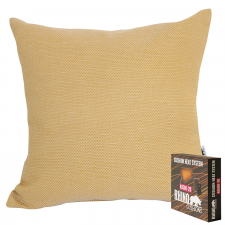 Warmtekussen sier 45x45cm - Ribera twist yellow (waterafstotend)