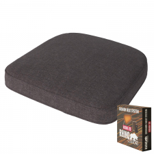 Warmtekussen wicker universeel 48x48cm - Lisboa Dark grey