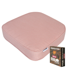 Warmtekussen wicker universeel 46x48cm - Ribera twist rose (waterafstotend)