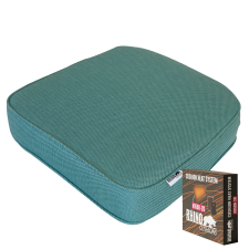 Warmtekussen wicker universeel 46x48cm - Ribera twist turquoise (waterafstotend)