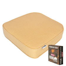 Warmtekussen wicker universeel 46x48cm - Ribera twist yellow (waterafstotend)