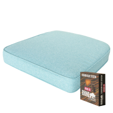Warmtekussen wicker universeel 48x48cm - Lisboa Turquoise (waterafstotend)