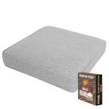 Warmtekussen zit carré 40x40cm - Lisboa Light grey (waterafstotend)