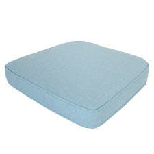 Zitkussen wicker universeel 48x48cm - Lisboa Blue (waterafstotend)