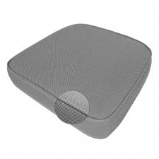 Zitkussen wicker universeel 46x48cm (extra dik) - Ribera anthracite (waterafstotend)