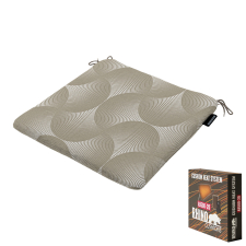 Warmtekussen universal 40x40cm - Napels rondo taupe (waterafstotend)