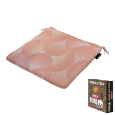 Warmtekussen universal 40x40cm - Napels rondo salmone (waterafstotend)
