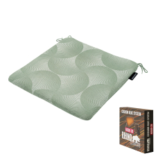 Warmtekussen universal 40x40cm - Napels rondo kaki (waterafstotend)