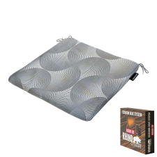Warmtekussen universal 40x40cm - Napels rondo grey (waterafstotend)