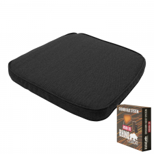Warmtekussen wicker universeel 46x48cm - Canvas eco black (waterafstotend)
