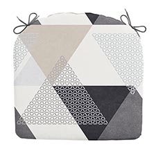 Zitkussen - Triangle grey