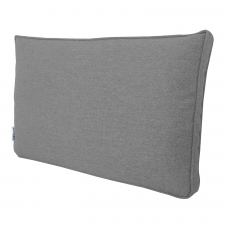 Loungekussen ruggedeelte 60x40cm carré - Lisboa Dark grey (waterafstotend)