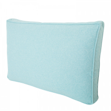 Loungekussen ruggedeelte 60x40cm carré - Lisboa Turquoise (waterafstotend)