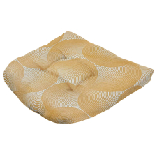 Rotankussen 46x46cm - Napels rondo mustard (waterafstotend)