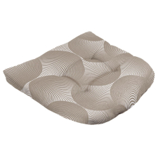Rotankussen 46x46cm - Napels rondo taupe (waterafstotend)