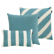 Sierkussenset - Double stripe ocean