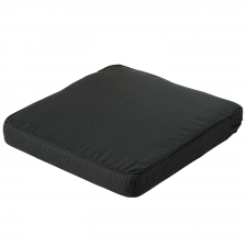 Loungekussen 60x60cm carré - Rib black