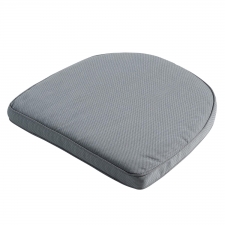 Zitkussen wicker york 48x48cm - Rib grey