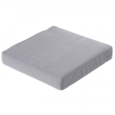 Loungekussen premium 60x60cm carré - Manchester light grey (waterafstotend)