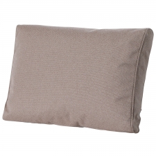 Loungekussen ruggedeelte premium 60x40cm carré - Manchester taupe (waterafstotend)