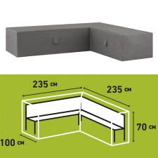 Loungesethoes 235x235xh70cm