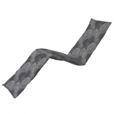 Ligbedkussen 200x60cm - Circle grey