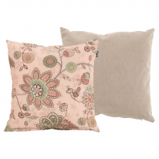 Sierkussenset - Havana jute 50x50cm en Pien pink 50x50cm