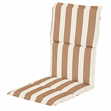 Textileenkussen hoge rug - Roma Cappuccino