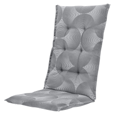 Tuinkussen hoge rug - Napels rondo grey (waterafstotend)