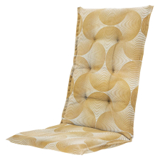 Tuinkussen hoge rug - Napels rondo mustard (waterafstotend)