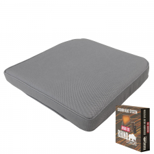 Warmtekussen wicker omni 50x50cm - Ribera anthracite (waterafstotend)