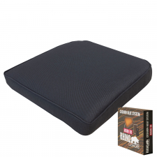 Warmtekussen wicker omni 50x50cm - Ribera dark grey (waterafstotend)
