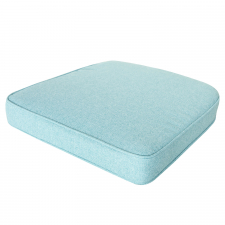 Zitkussen wicker universeel 48x48cm - Lisboa Turquoise (waterafstotend)
